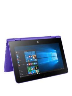Hp Stream X360 11-Aa001Na Intel&Reg; Celeron&Reg;, 2Gb Ram, 32Gb Storage, 11.6 Inch Touch Screen Laptop With Office 365 Personal And 1Tb Cloud Storage - Purple - Laptop With Mcafee Livesafe And